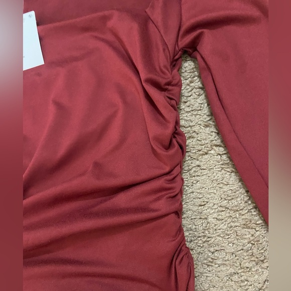 NWT Urban Outfitters Silence + Noise Victoria Long Sleeve, Square Neck Top, L - Picture 3 of 5